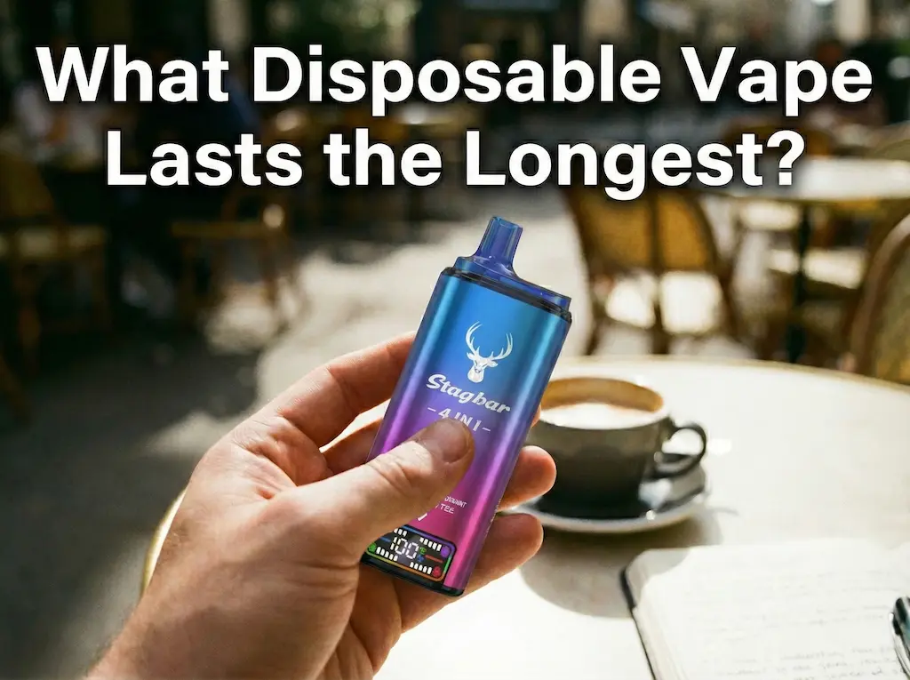 Qué vape desechable dura más según el uso real