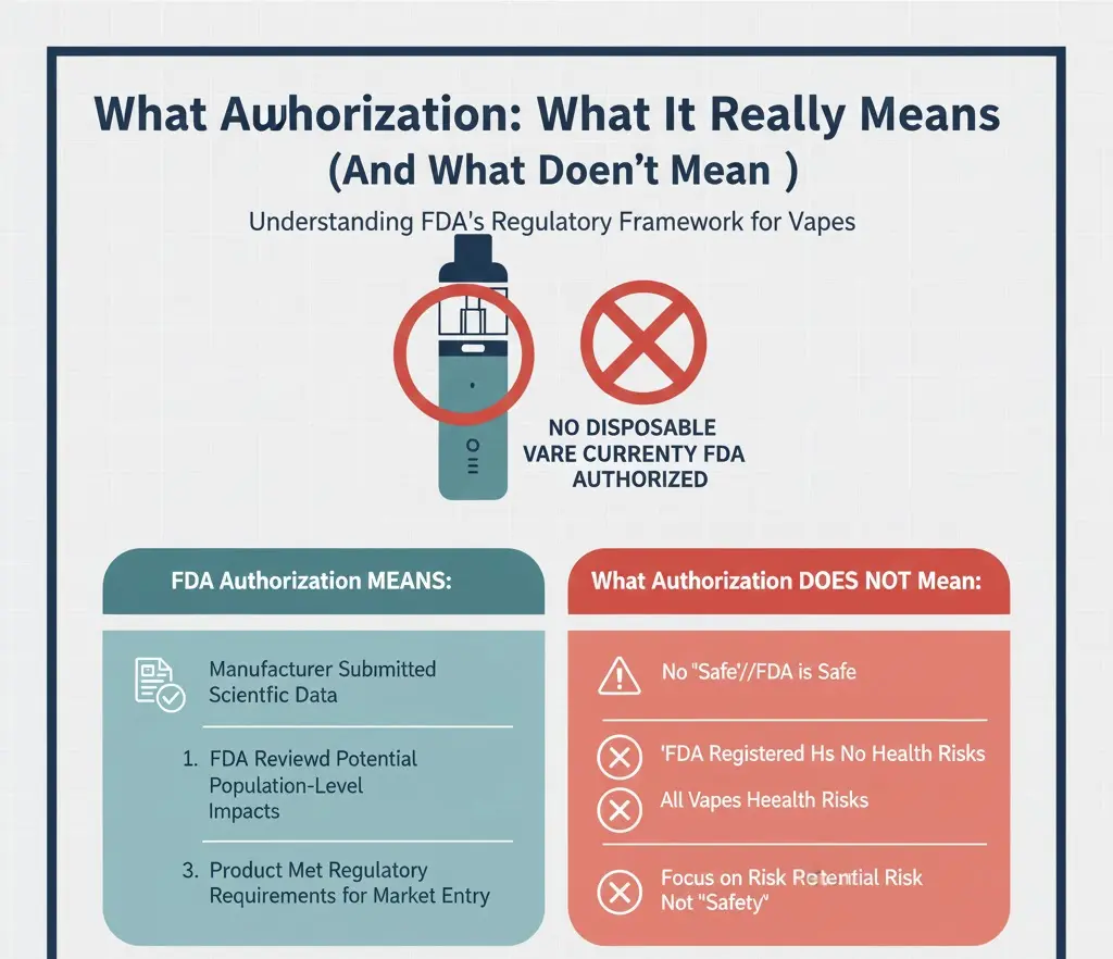 Risico's van vaping versus het roken van sigaretten visueel vergelijken
