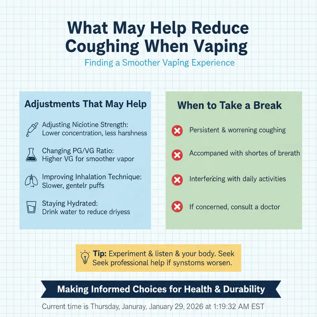 What may help reduce gas and bloating after vaping