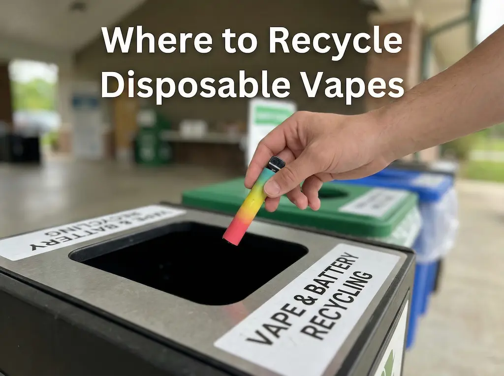Where to recycle disposable vapes safely and responsibly