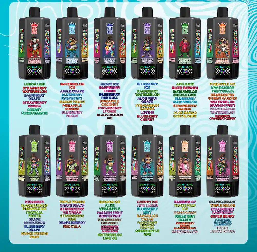 Bang Blaze 200K 6-in-1 disposable vape flavor bundle options